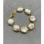 ARA Collection Ara 24k Gold and Pearl Bracelet