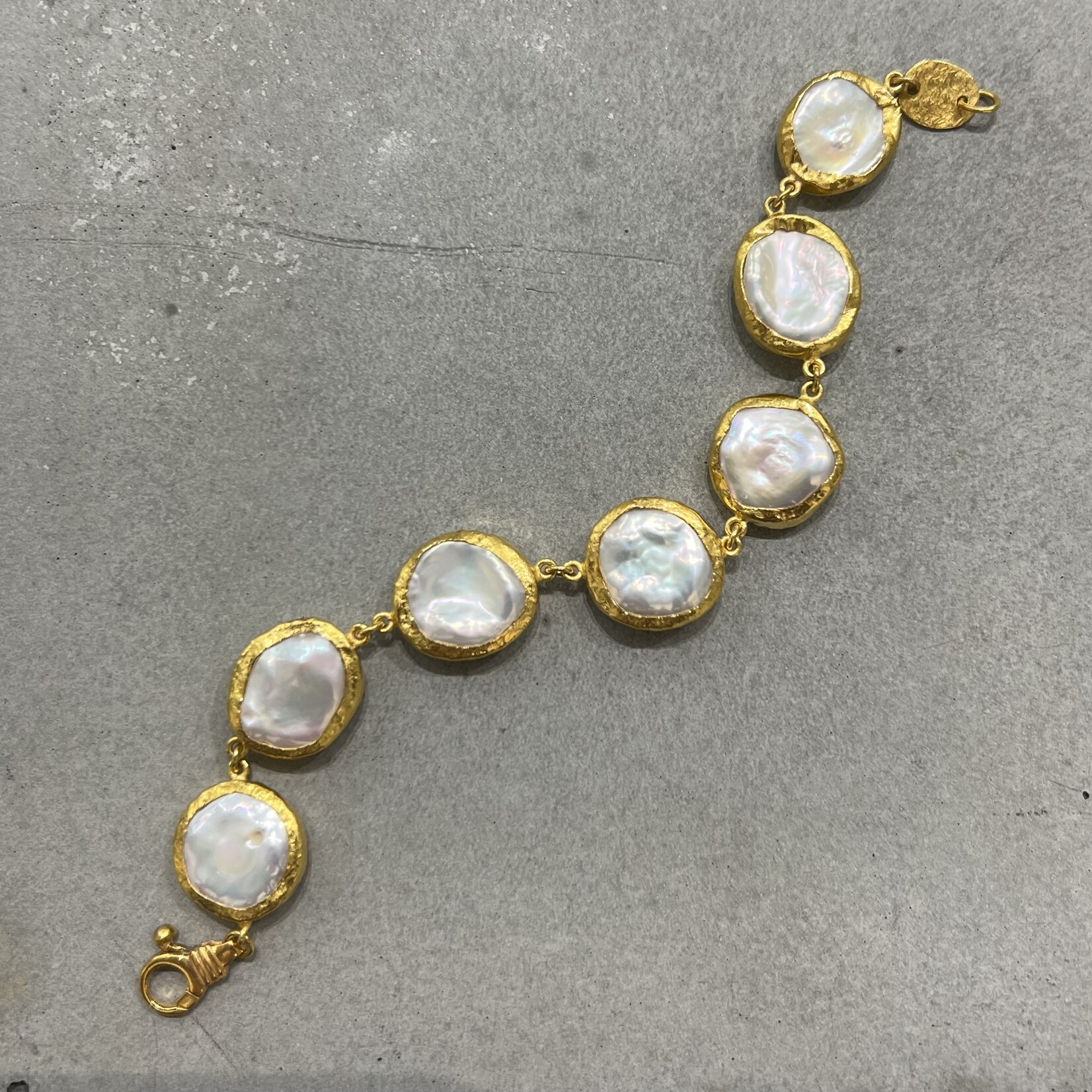 ARA Collection Ara 24k Gold and Pearl Bracelet