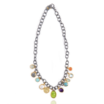 ARA Collection Multi-Charm and 24kt Gold Necklace