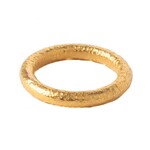 ARA Collection 24k Gold Tube Eternity Band (size 6.75)