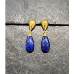 ARA Collection 24k Gold & Lapis Drop Earrings