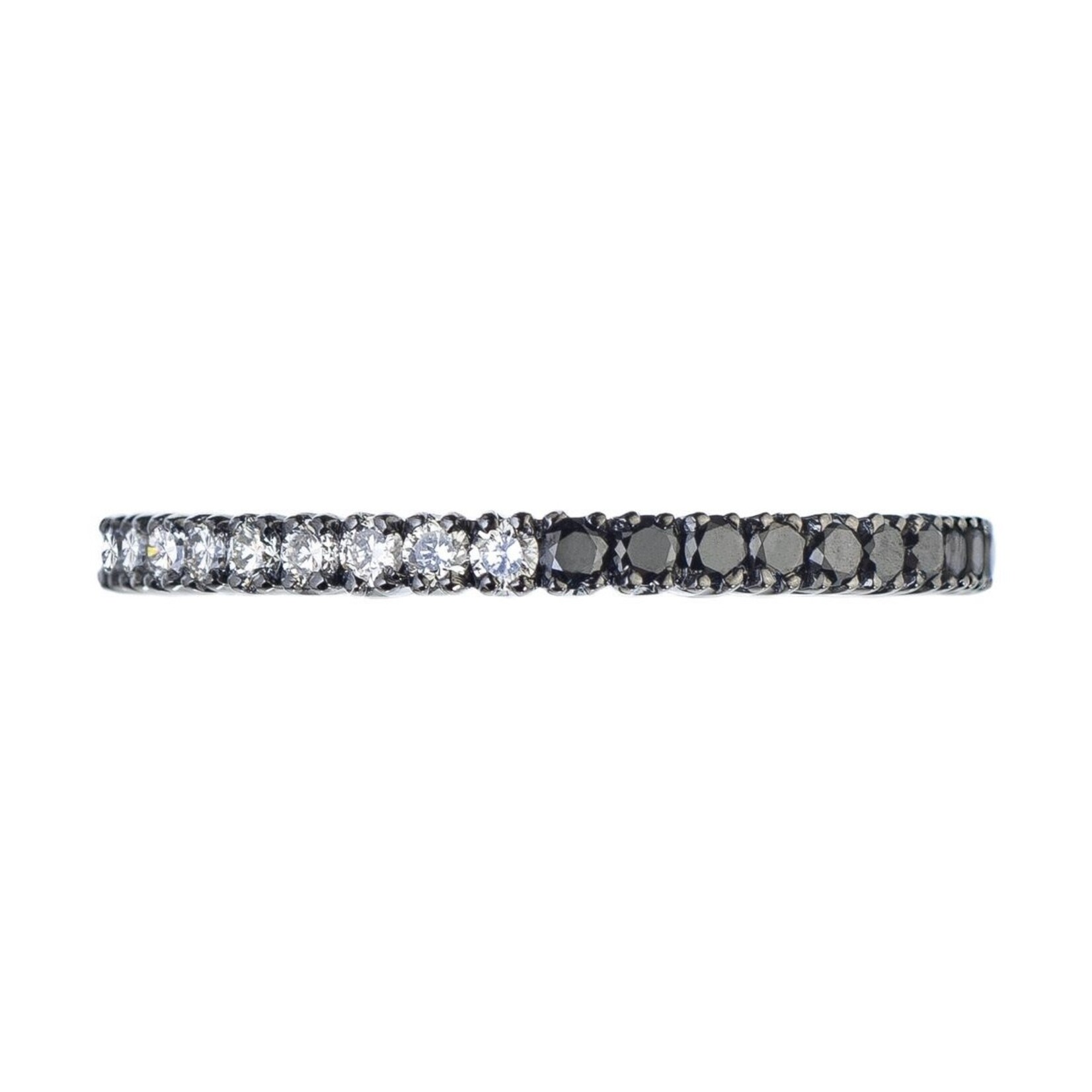 Sethi Couture 'Yin Yang' Half White/Half White Diamond Eternity Band