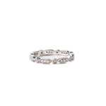 Sethi Couture White Diamond and White Gold Eternity Band