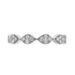 Sethi Couture White Diamond and White Gold Marquise Band