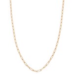 Sethi Couture 14k Rose Gold Paper Clip Chain, 18"