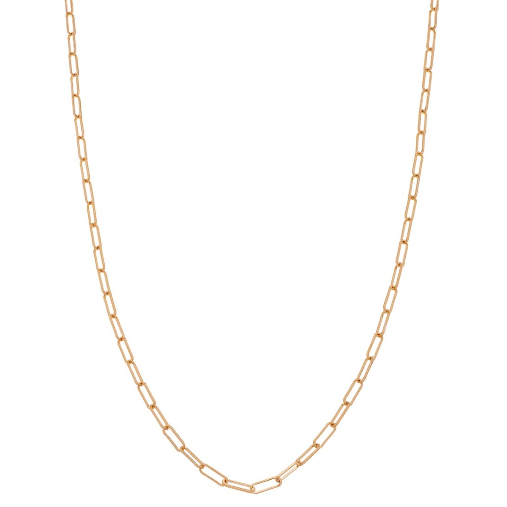 Sethi Couture Rose Gold Paper Clip Chain