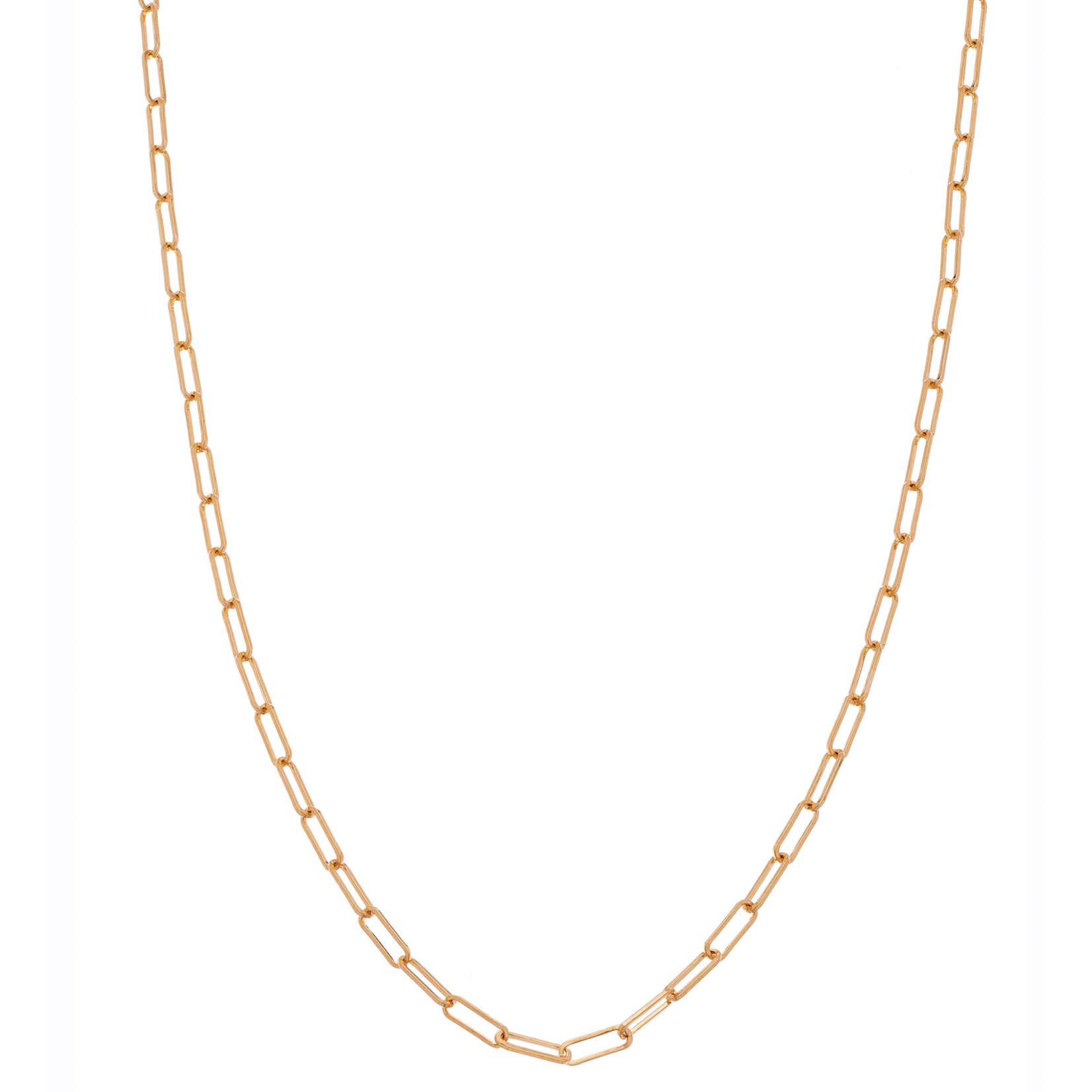 Sethi Couture Rose Gold Paper Clip Chain