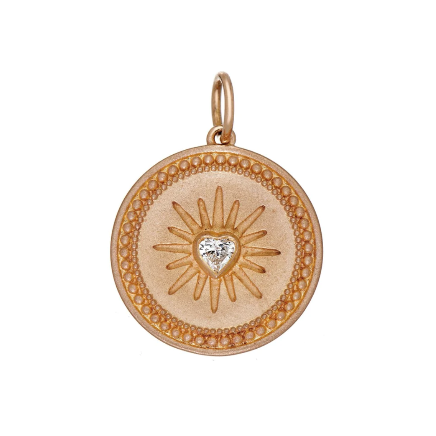 Sethi Couture Yellow Gold Coeur Diamond Pendant