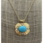 Ross Andrews Turquoise and Diamond Necklace