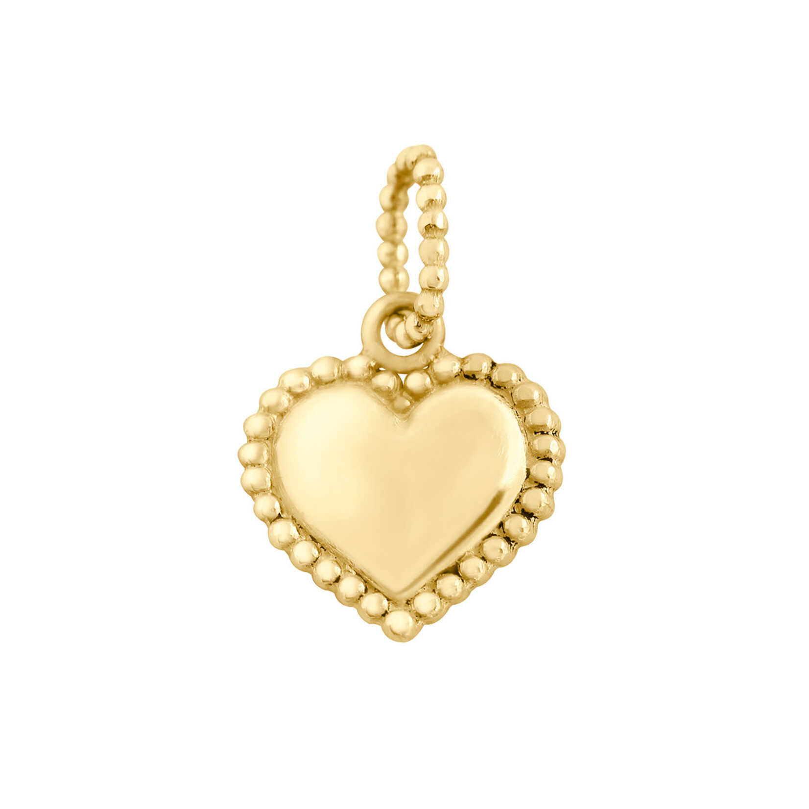 Gigi Clozeau Yellow Gold Lucky Heart Pendant