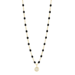 Gigi Clozeau Classic Puce Necklace - 18k, Diamond,  and Black Resin Pearls