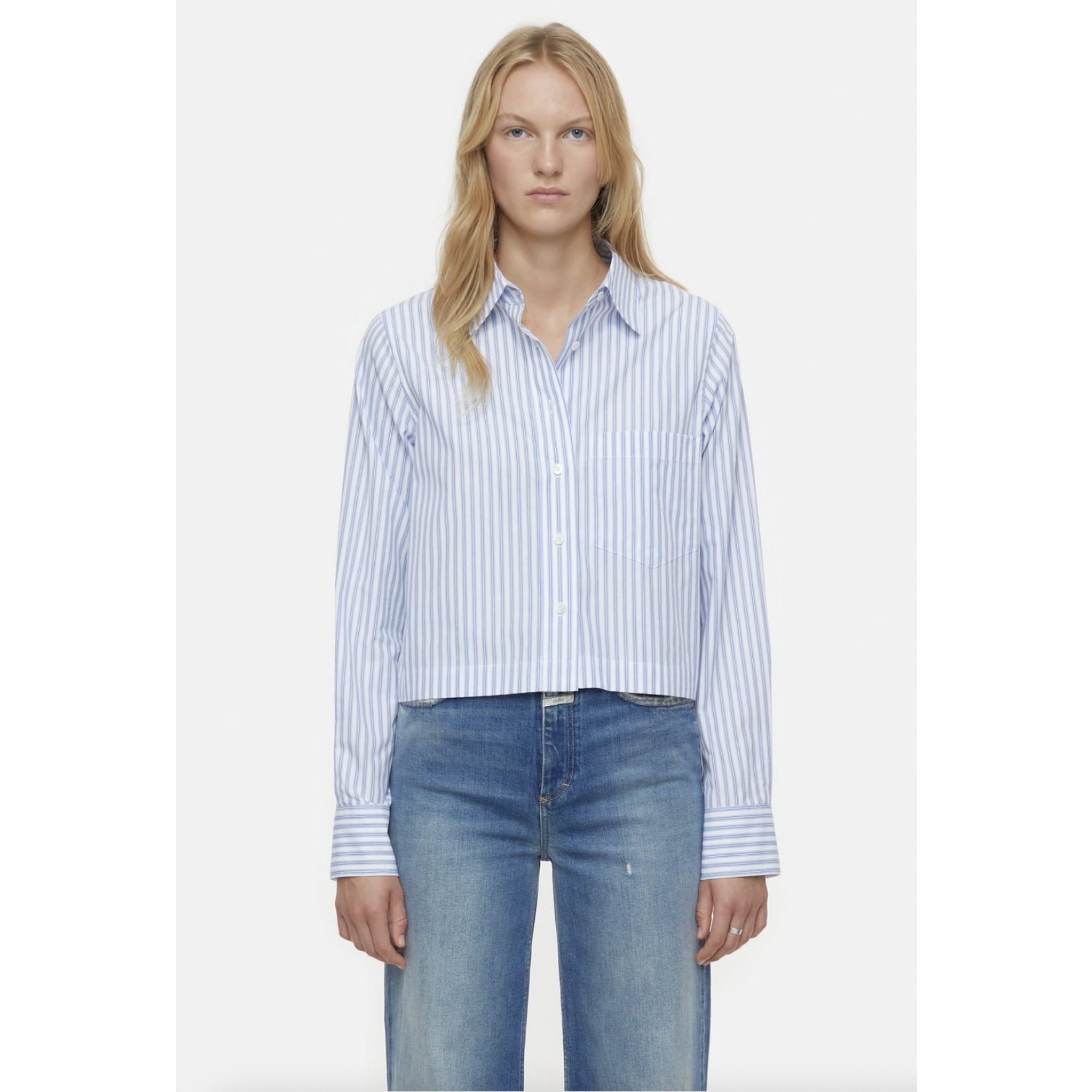 Closed Cropped Classic Shirt