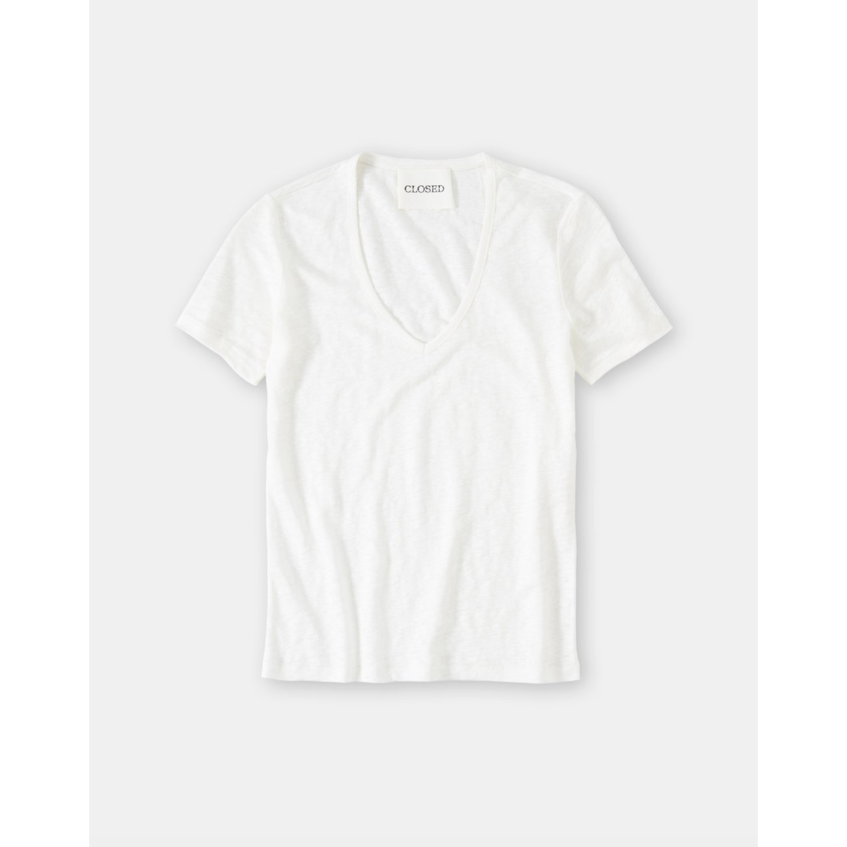 Closed V-Neck Tee