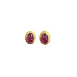 ARA Collection Small Ruby Post Earrings