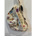 Kim Wyly Hand Painted Canvas Fanny Bag