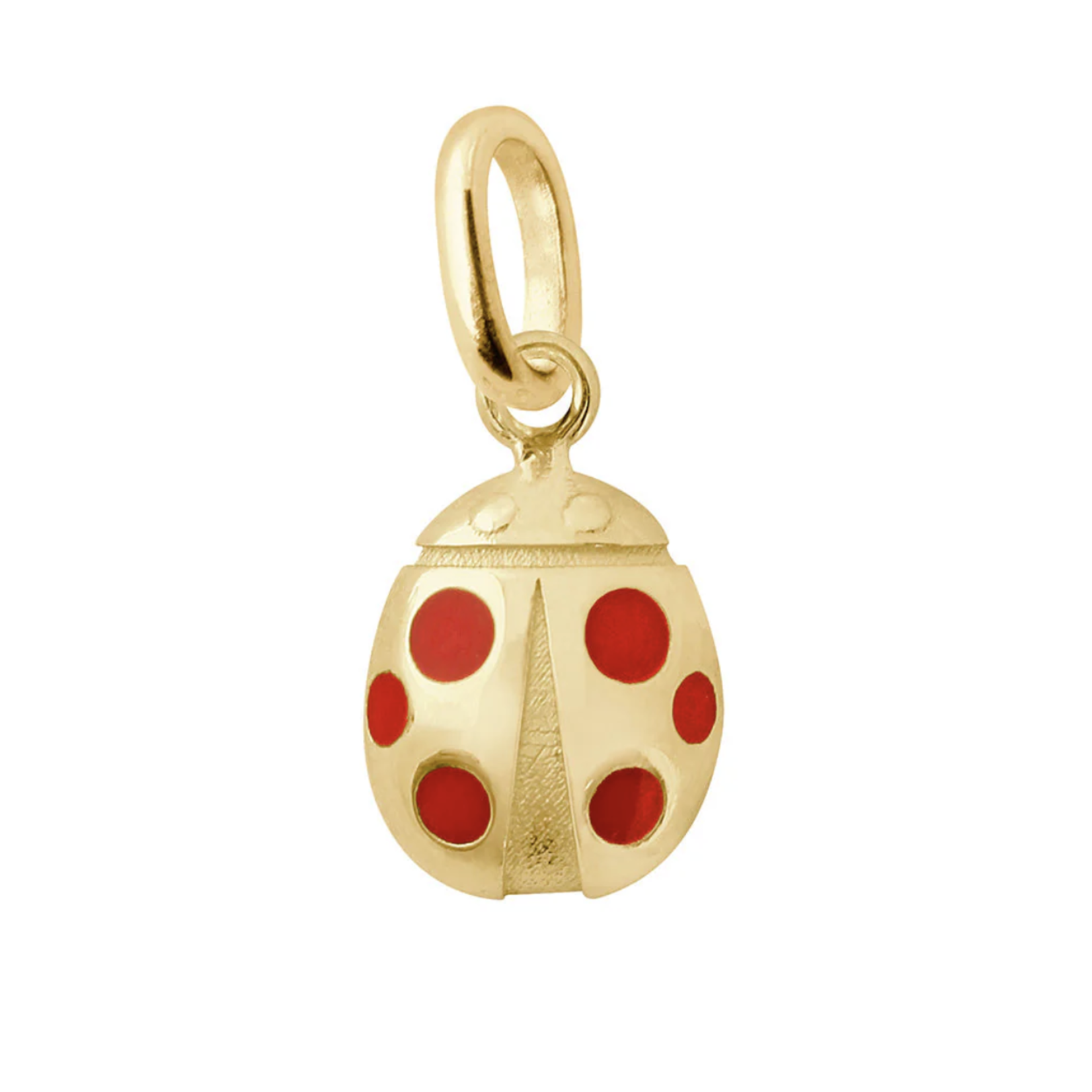 Gigi Clozeau Ladybug Pendant Poppy 18k & Resin