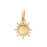 Gigi Clozeau Yellow Gold Sun Pendant 18k