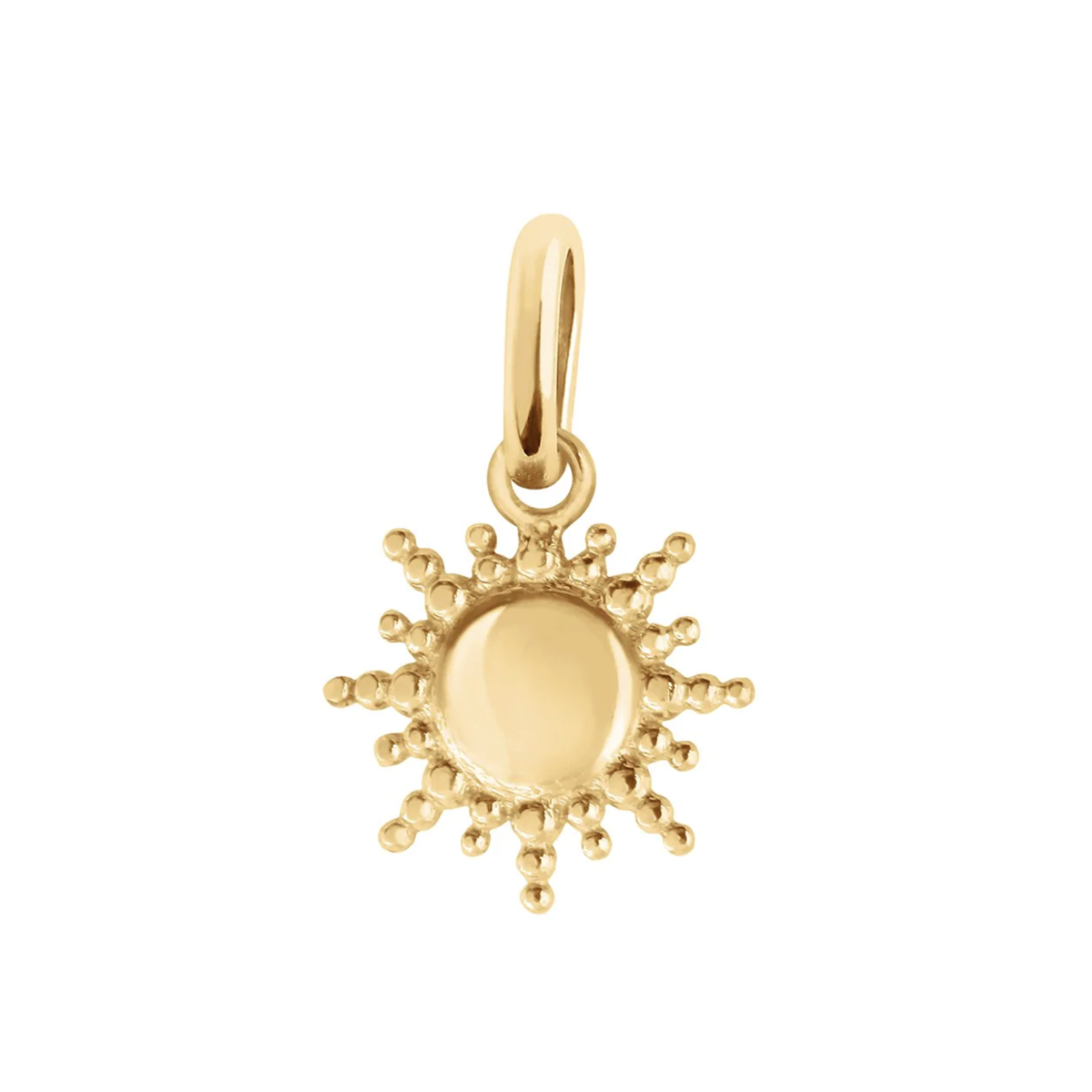 Gigi Clozeau Yellow Gold Sun Pendant 18k