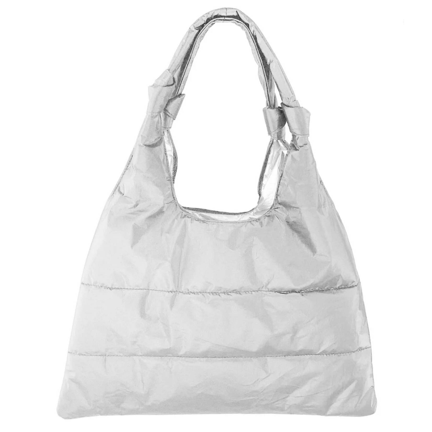 Hi, Love Love Me "Knot" Puffer Purse Tote