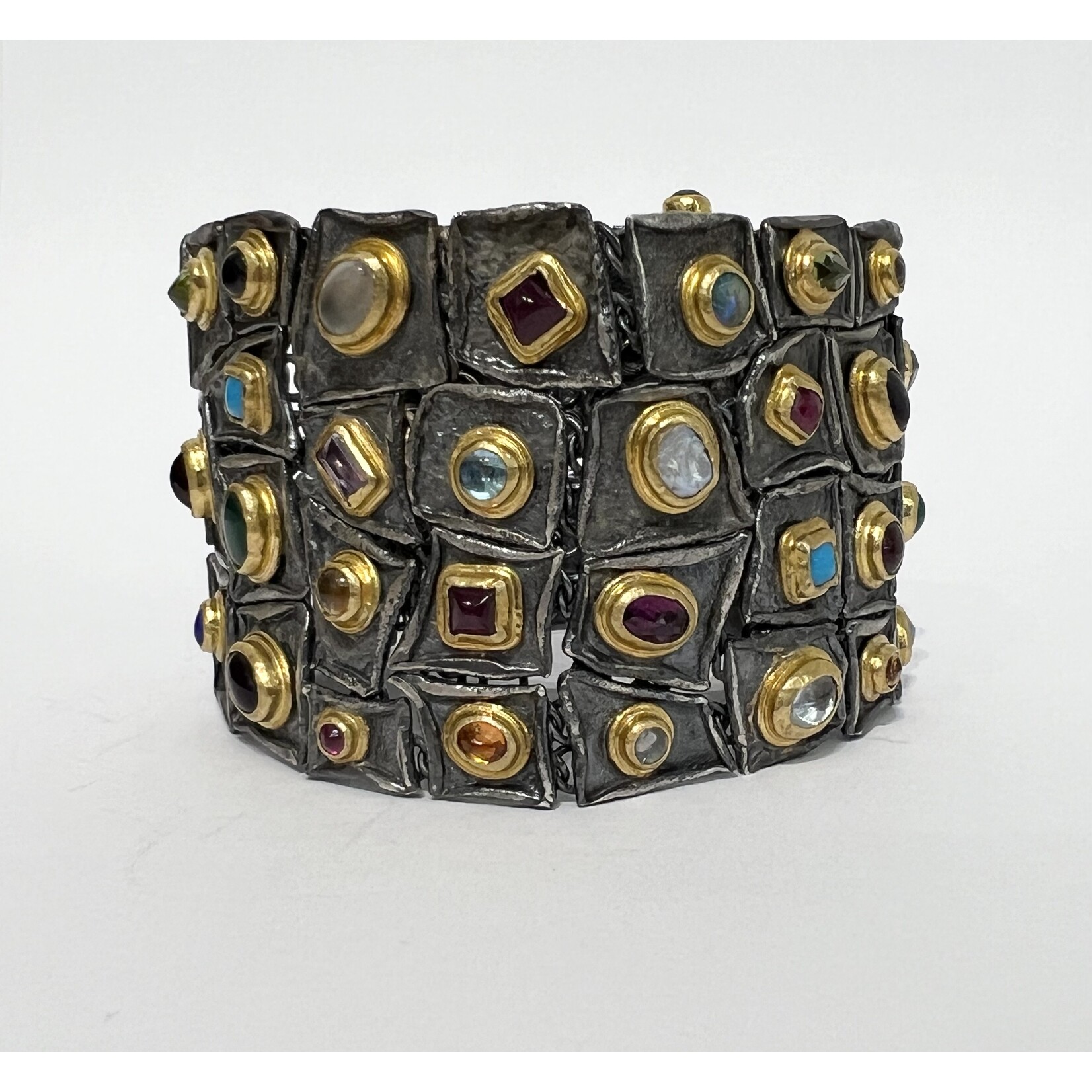 ARA Collection Multi Gemstone Mosaic Bracelet