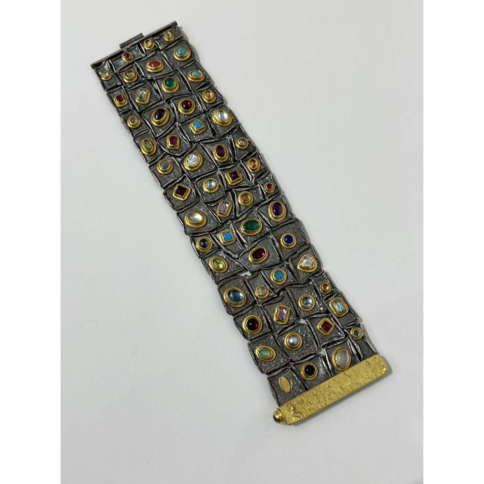 ARA Collection Multi Gemstone Mosaic Bracelet