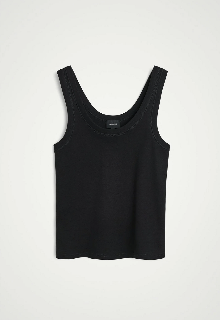 トップス Theredthread S heart fit tops black THEREDTHREAD / ザレッドスレッド】S heart fit tops