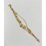 ARA Collection 24k Gold Disc Bracelet