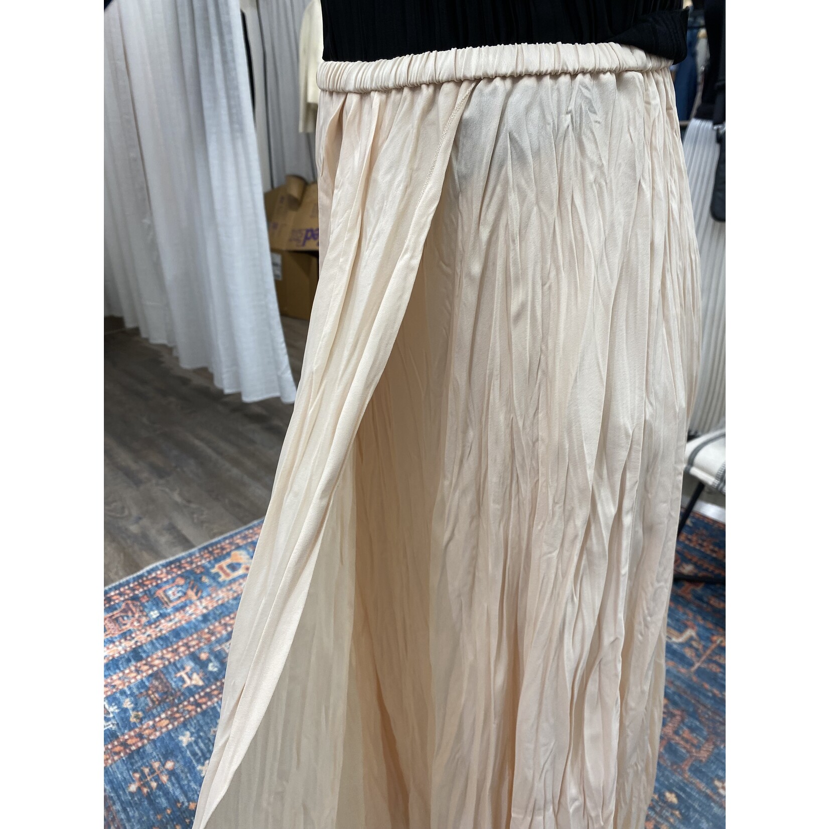 Forte Forte Plissé Poly Crepe Skirt