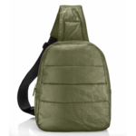 Hi, Love Puffer Crossbody Backpack