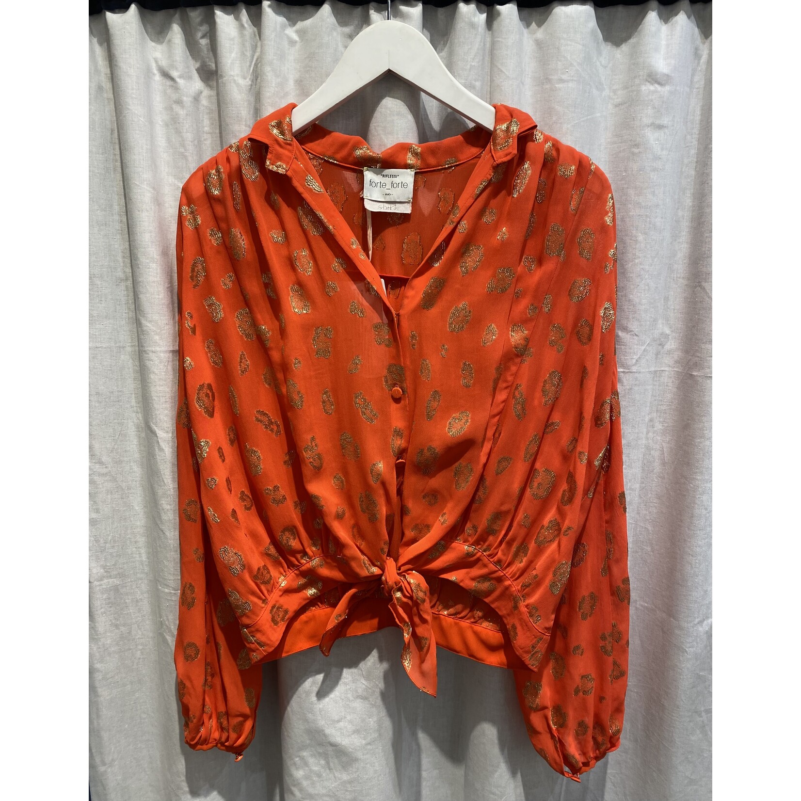 Forte Forte "A Sky of Stars" Knotted Shirt