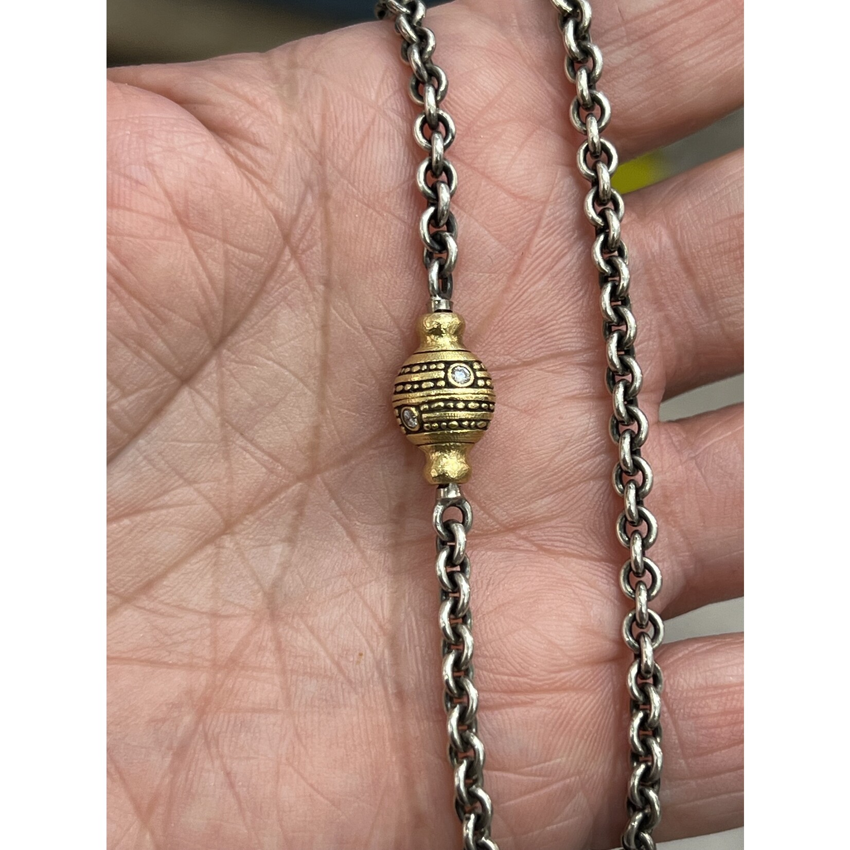 Alex Sepkus Sterling Silver 3.8mm 17.5" Chain with Vario Ends