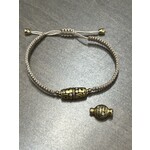 Alex Sepkus 18K Yellow Gold and Macrame Bracelet