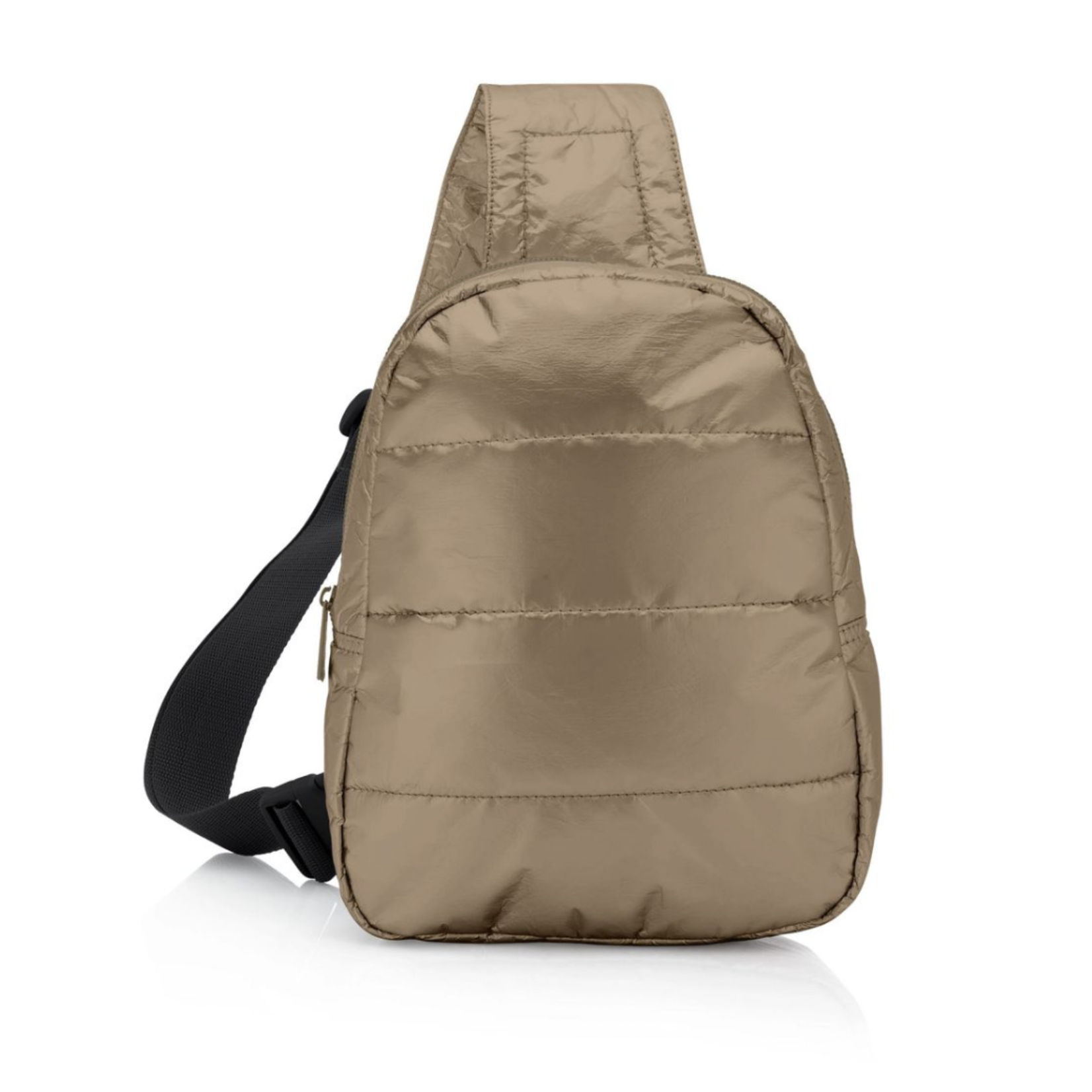 Hi, Love Puffer Crossbody Backpack