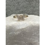 Andi Alyse 14k Yellow Gold Diamond Butterfly Ring
