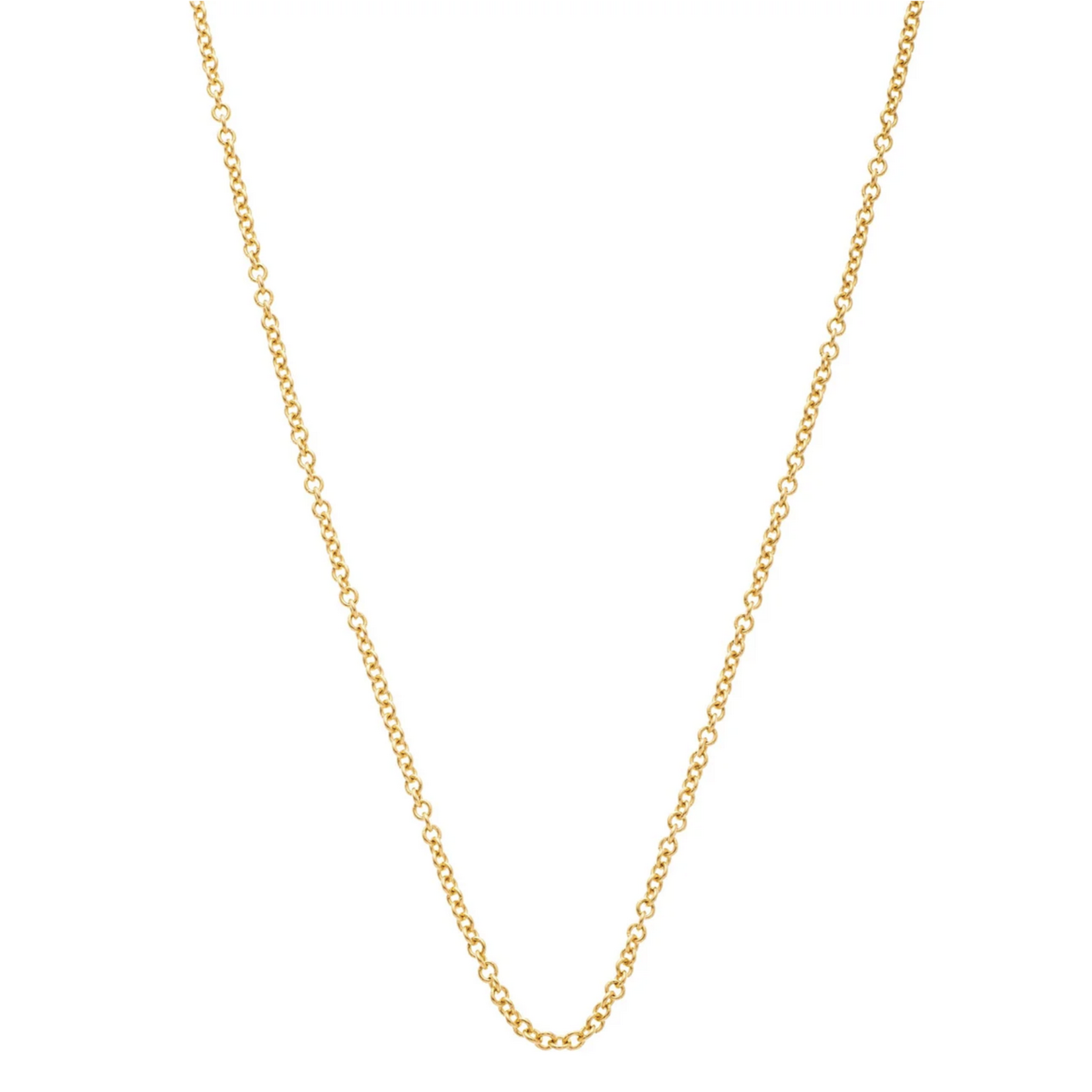 Sethi Couture 18k Yellow Gold Small Oval Link Chain - 16"/18"