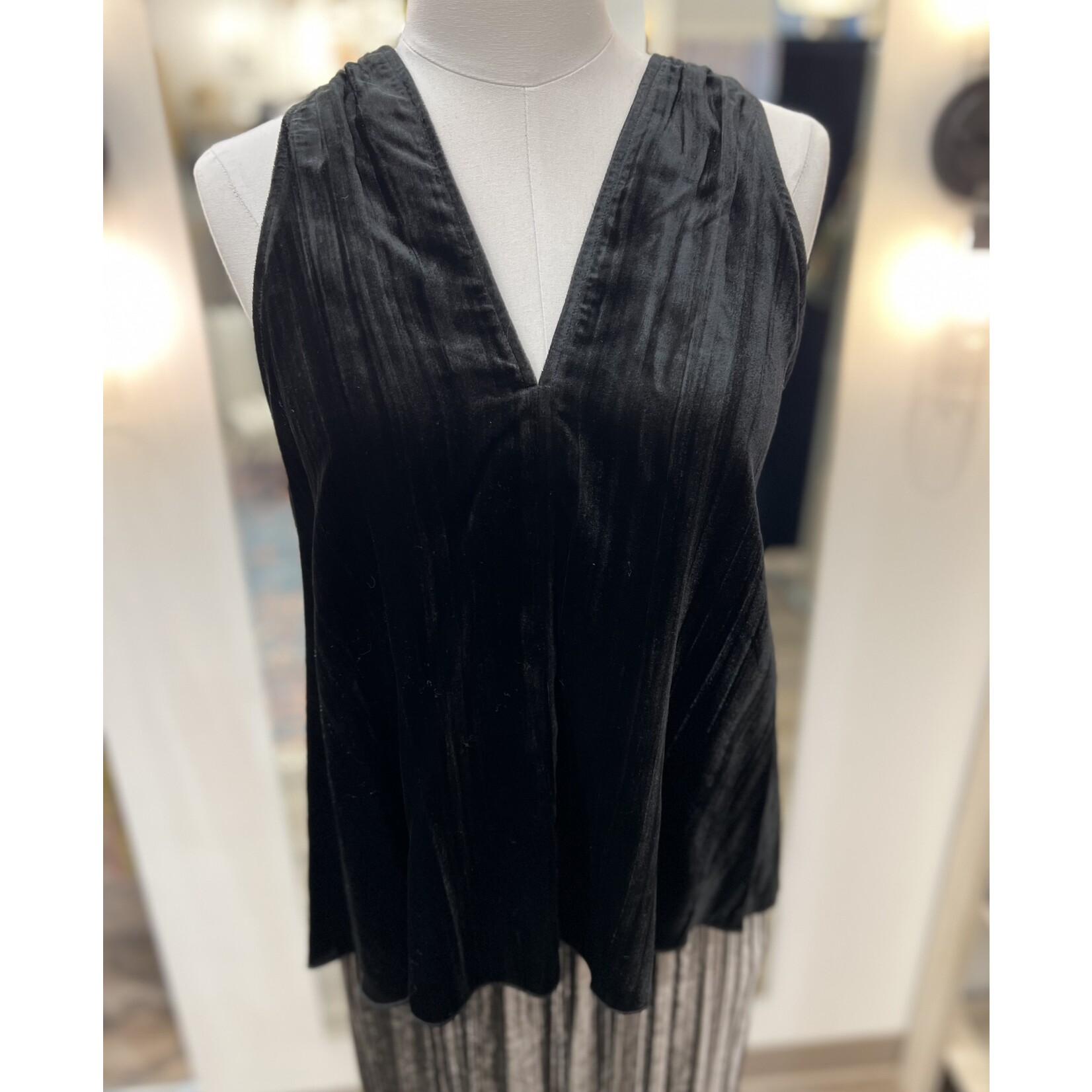 Forte Forte Pliss Velvet Top