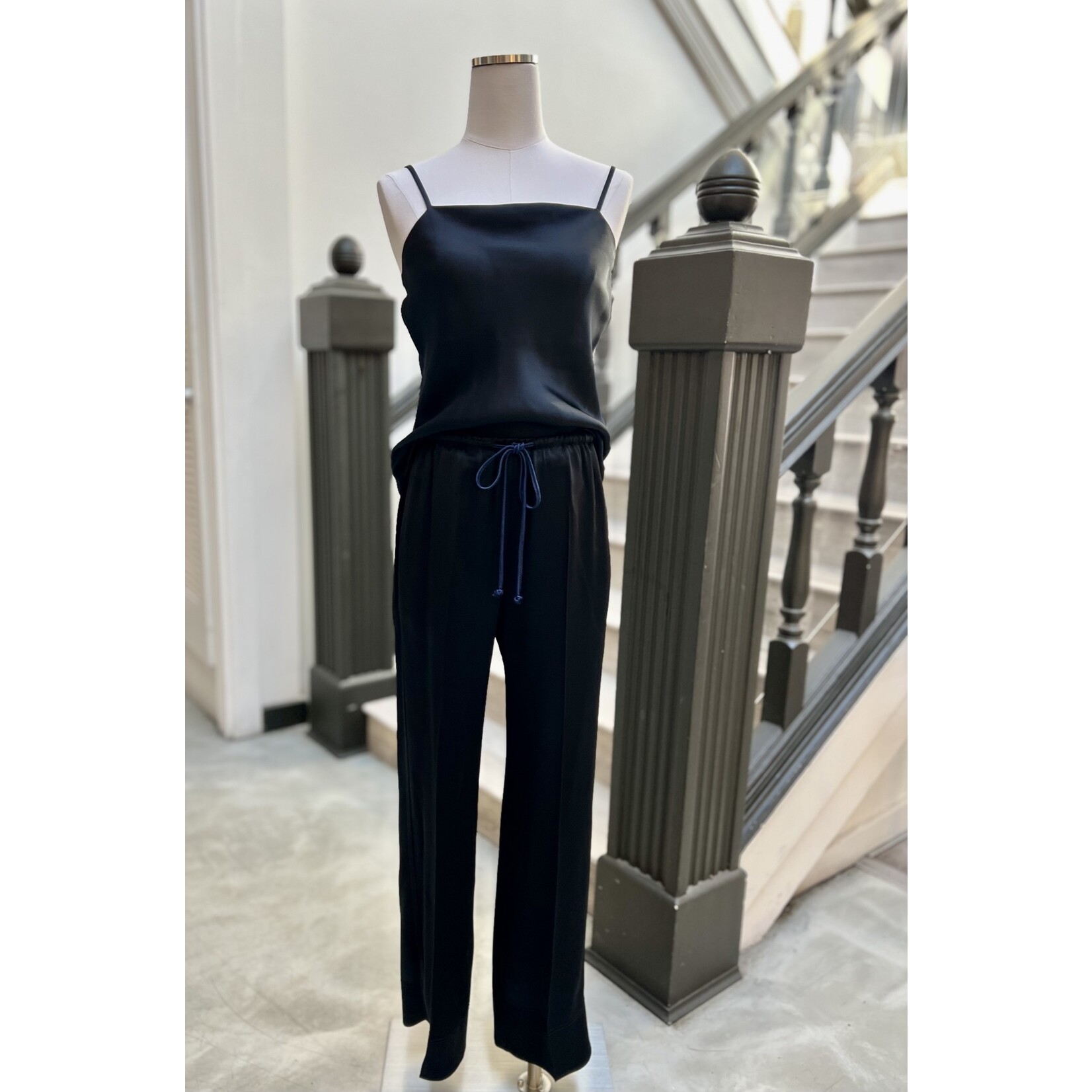 Forte Forte Chic Shining Satin Pajama Pants