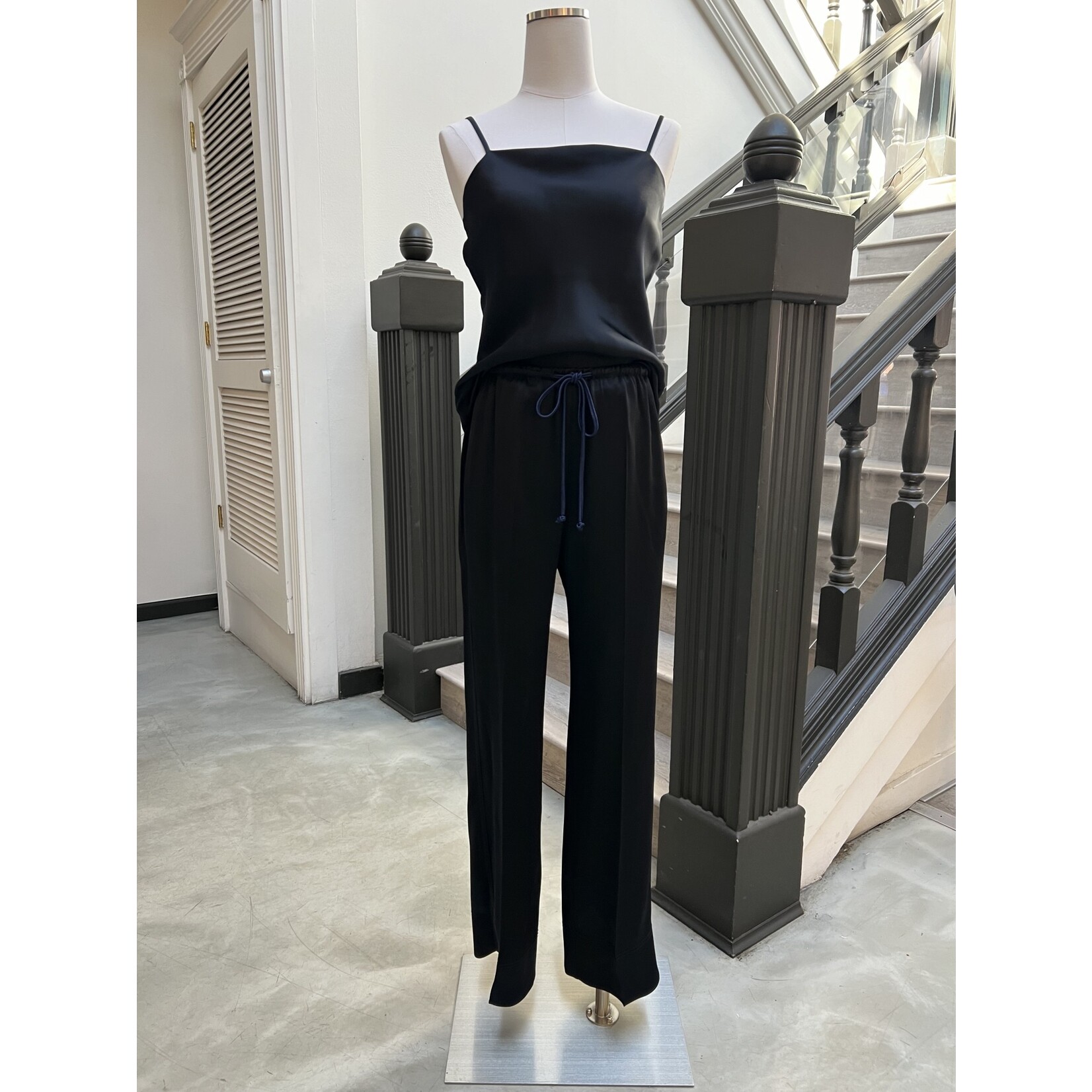 Forte Forte Chic Shining Satin Pajama Pants