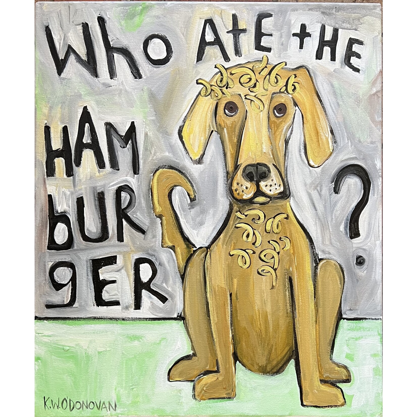 Kelly O'Donovan "Who Ate The Hamburger?"