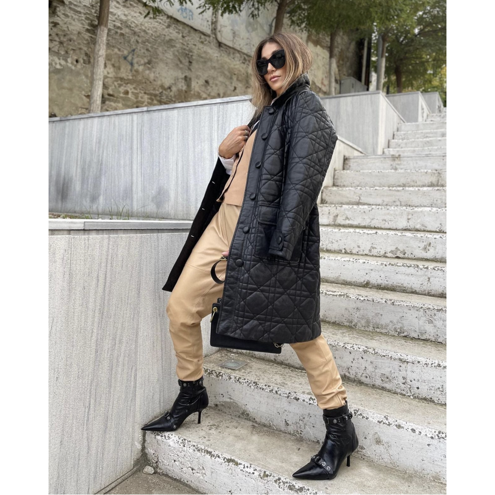 DEA the Label Marmont Leather Coat