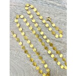 ARA Collection 24k Gold Multi Disc Necklace