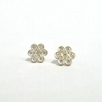 Perfect Jewel Heist 18k Gold & .84ct Diamond Celtic Flower Earrings