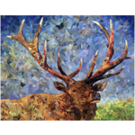 Jeff Sojka "A Buck and Butterflies"
