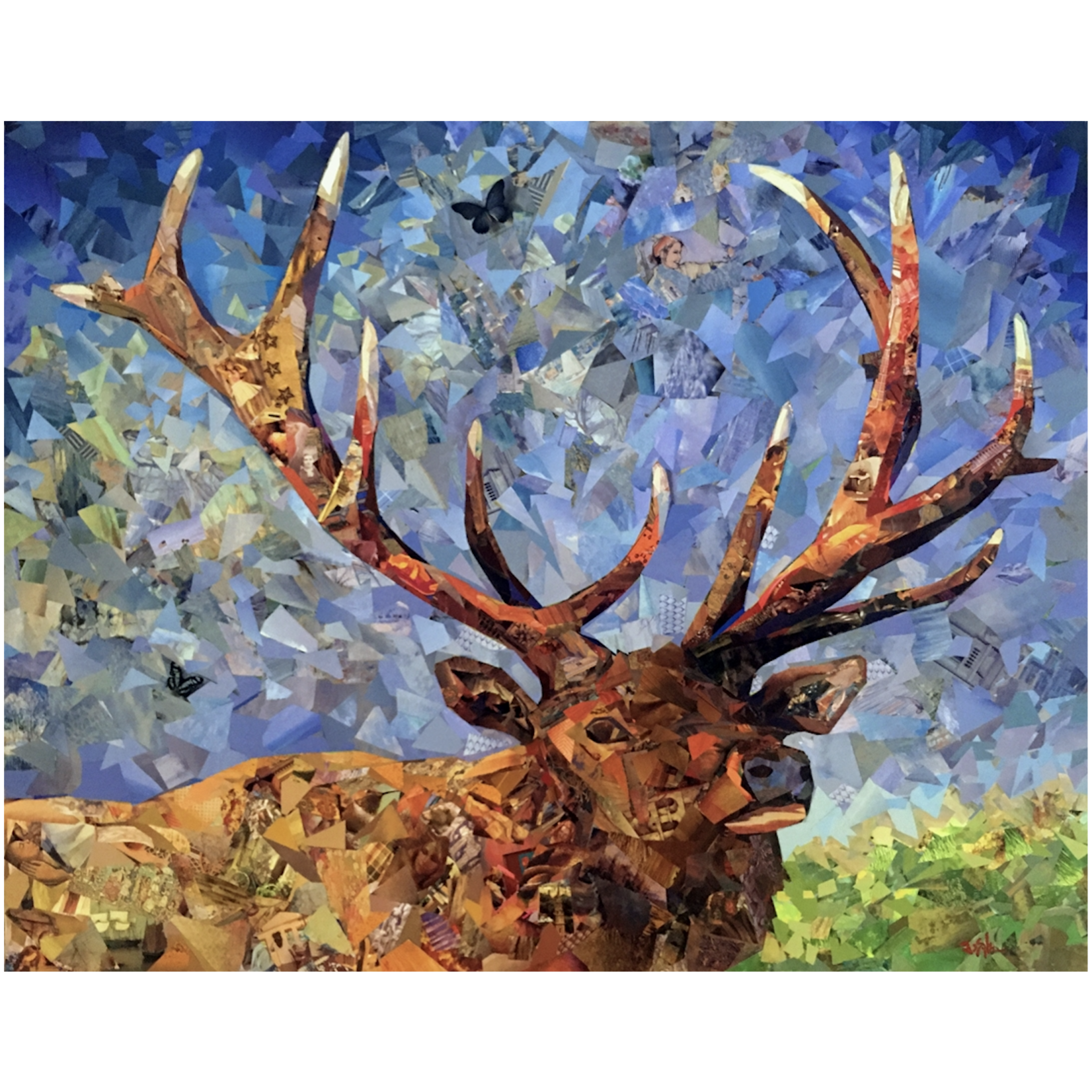 Jeff Sojka "A Buck and Butterflies"