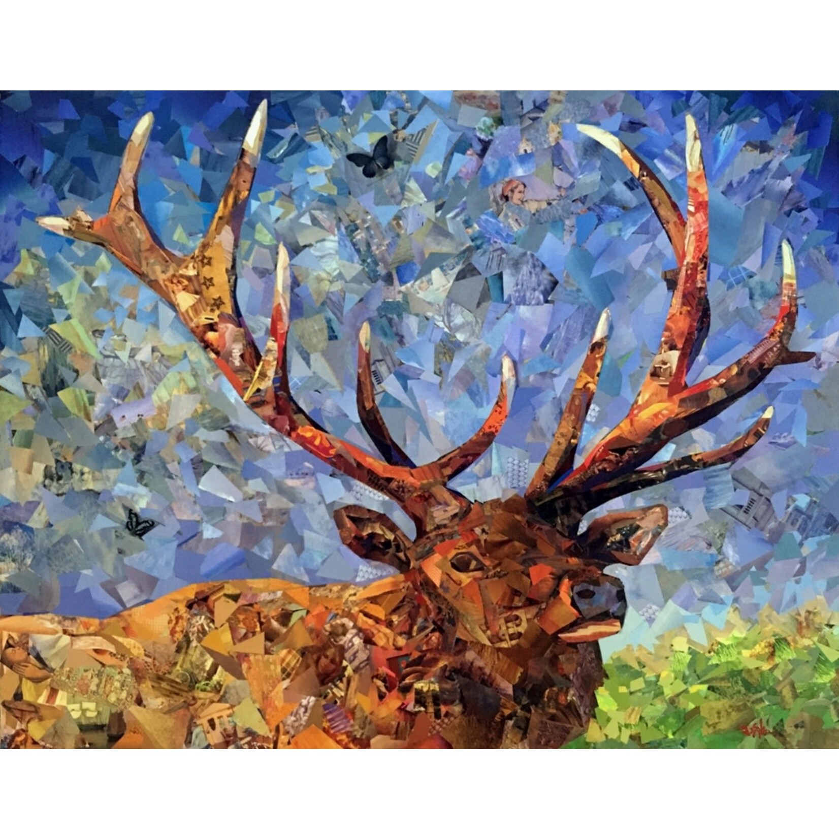 Jeff Sojka "A Buck and Butterflies"