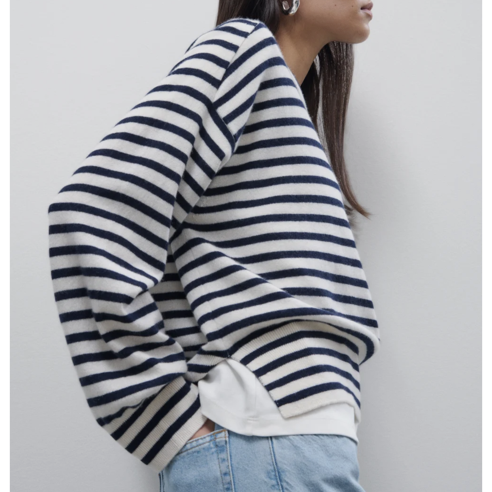 Closed Striped Crewneck Longsleeve