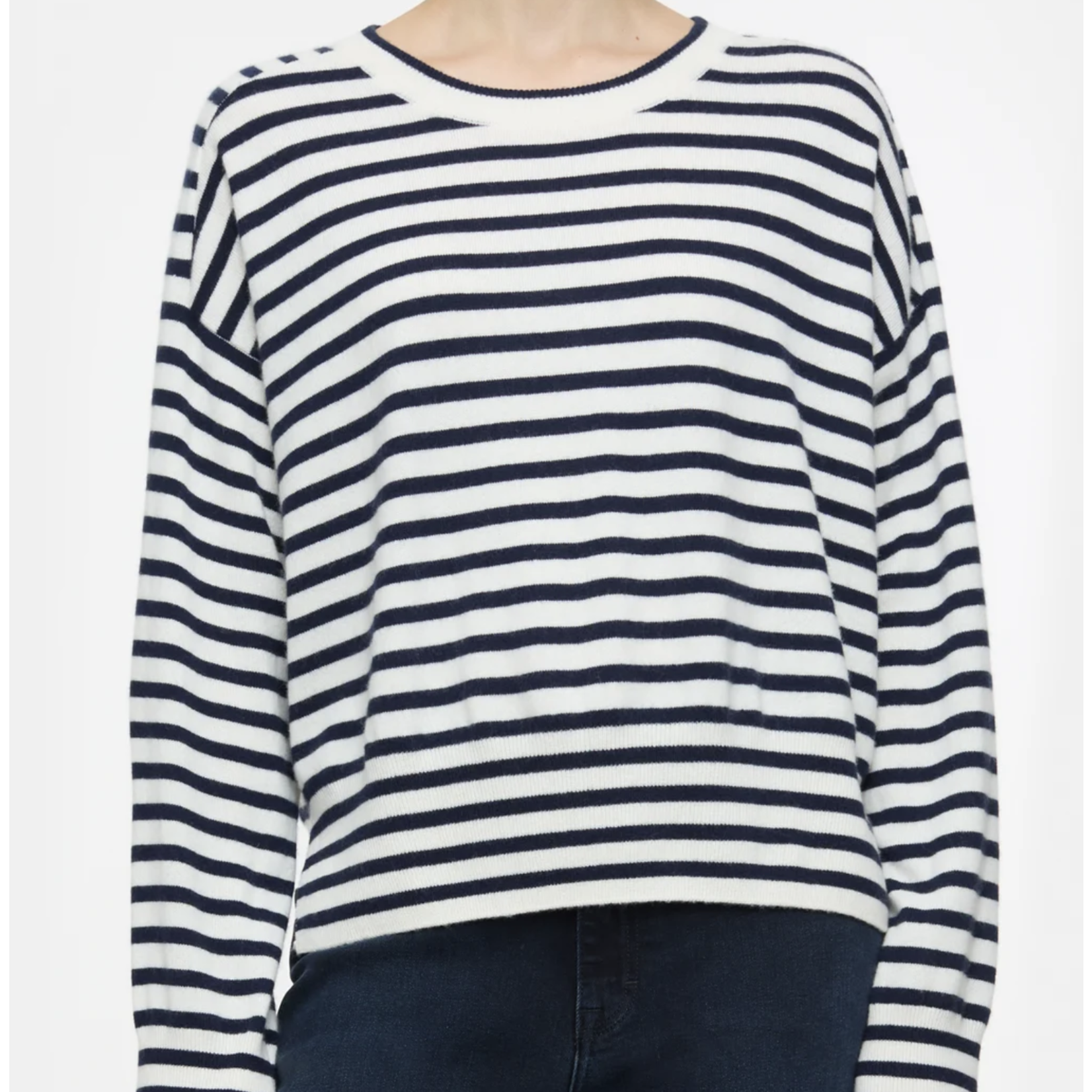 Closed Striped Crewneck Longsleeve