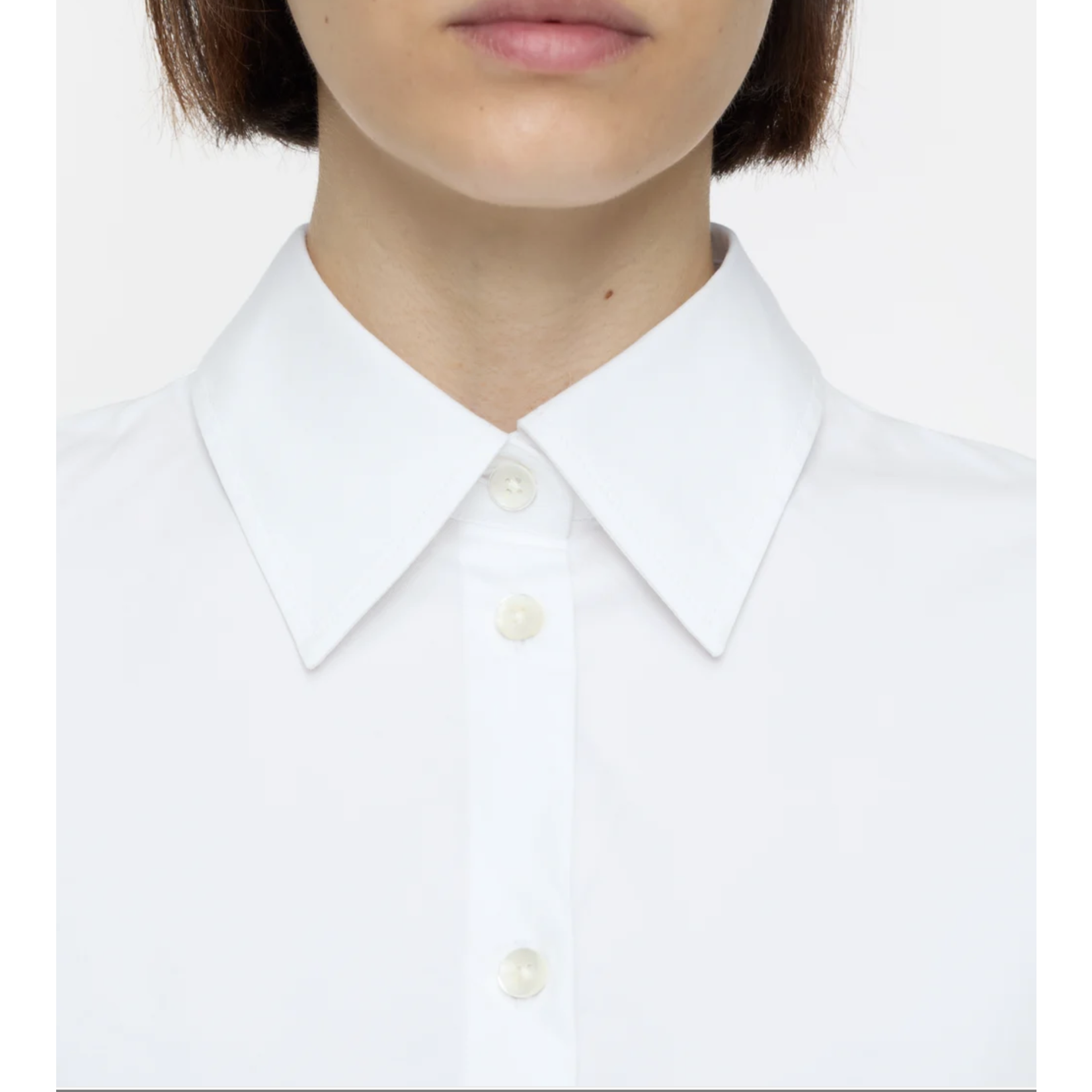 Closed Pleated Sleeve Shirt