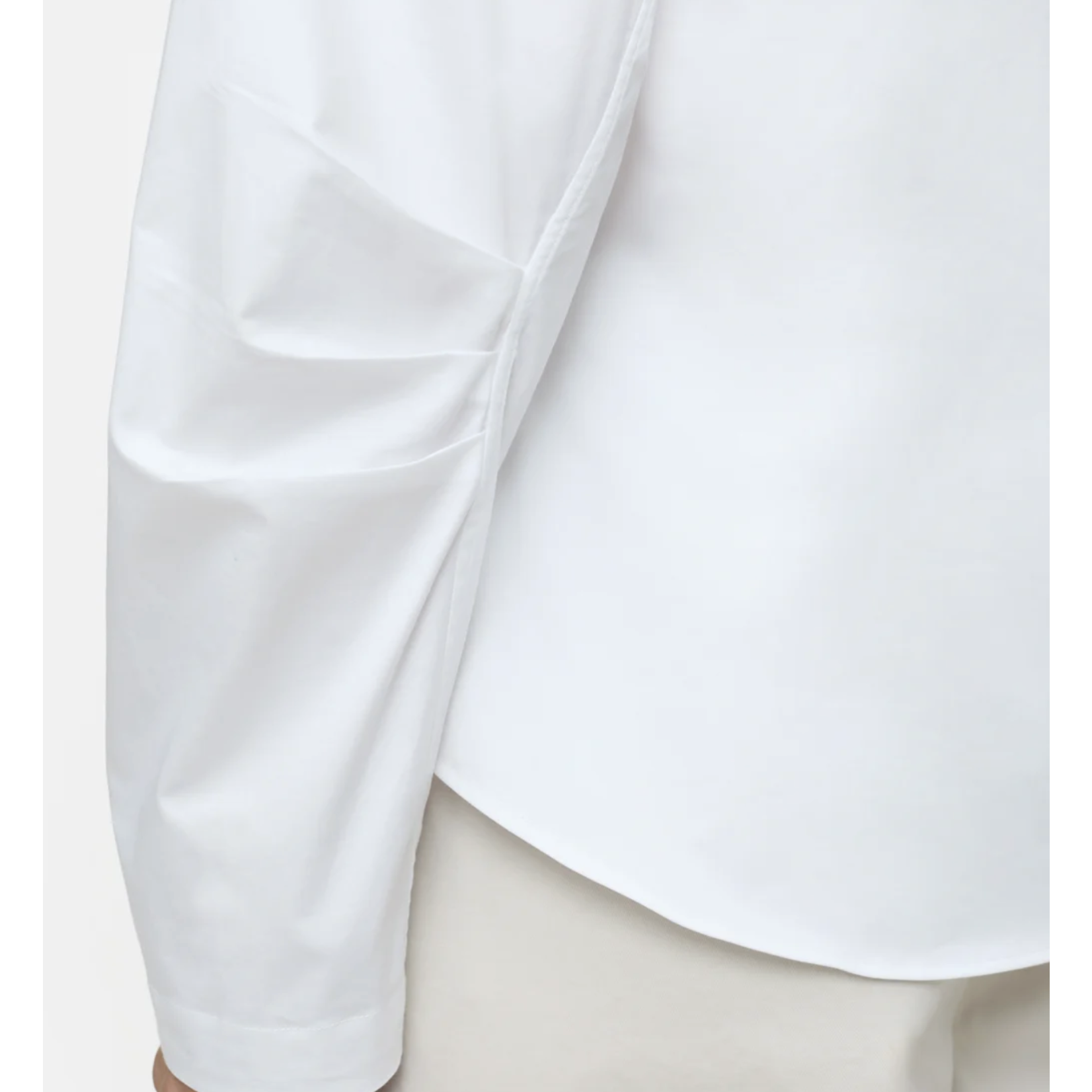 Closed Pleated Sleeve Shirt