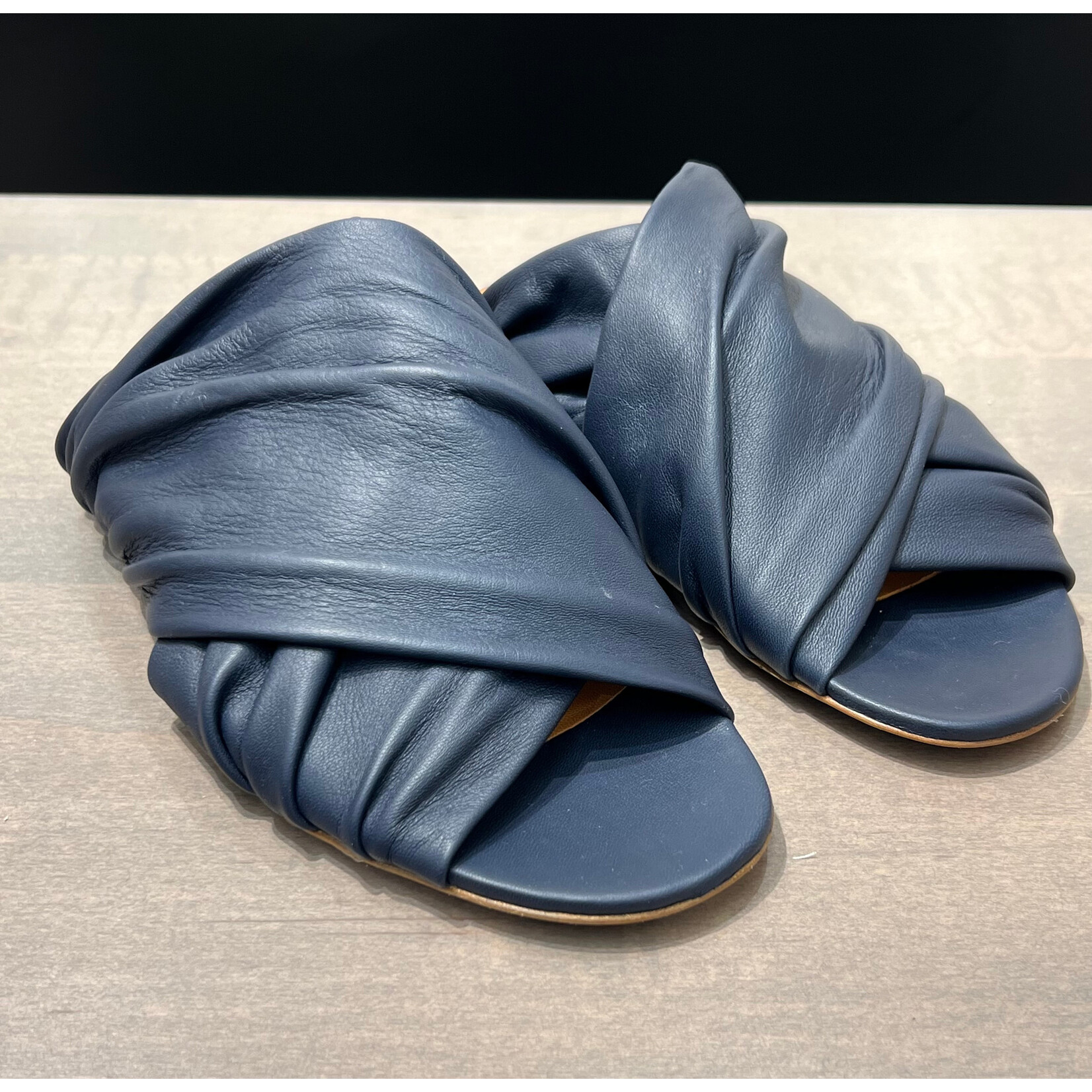 Forte Forte Nappa Leather Flat Sandals